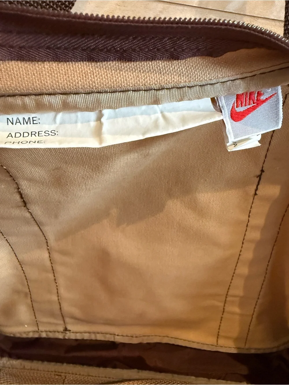 Vintage Nike Duffle Bag Gym Travel 90s